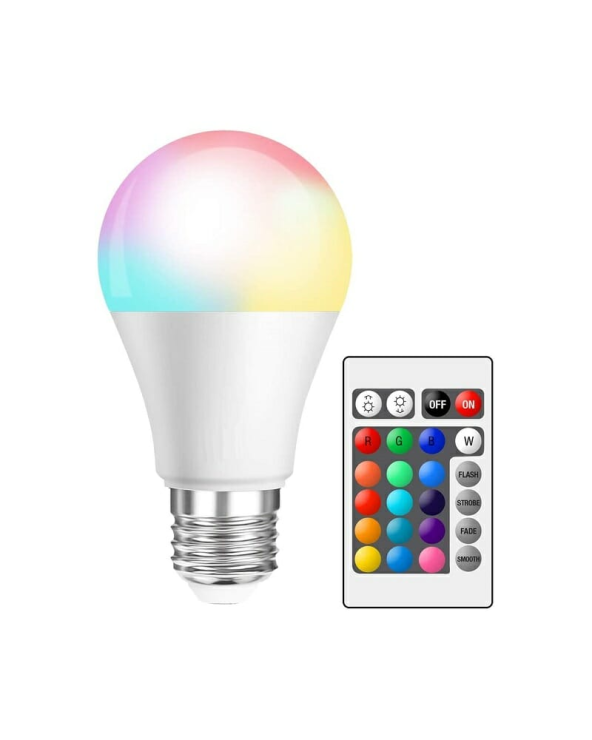 Λάμπα LED RGB - E27 - 3W