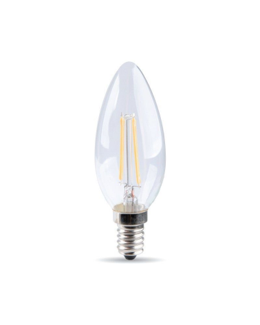 Λάμπα LED Filament κερί - Ε14 - 2W