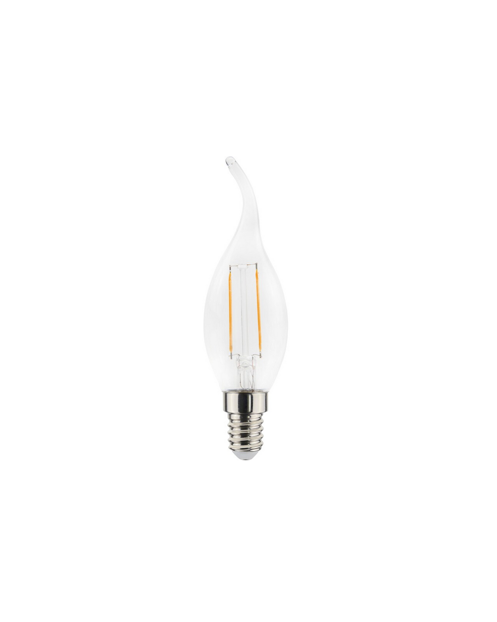 Λάμπα LED Filament φλόγα - Ε14 - 2W