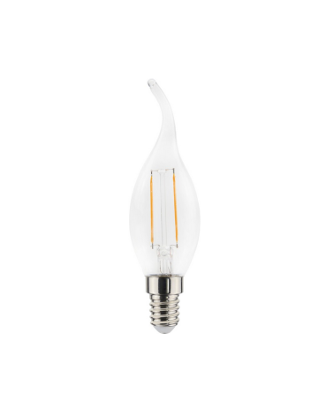 Λάμπα LED Filament φλόγα - Ε14 - 2W