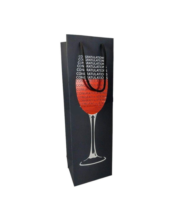 Σετ σακούλες δώρου ποτού - 12pcs - JD007