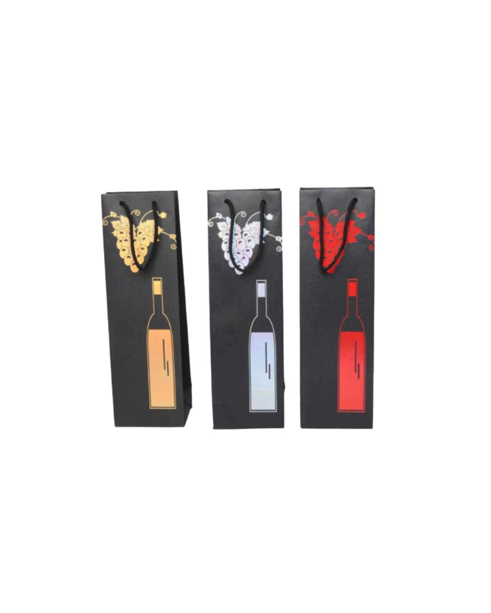 Σετ σακούλες δώρου ποτού - 12pcs - JD006