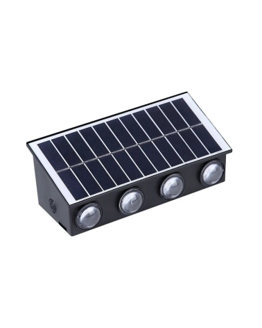 Ηλιακό φωτιστικό τοίχου LED - RGB - 104