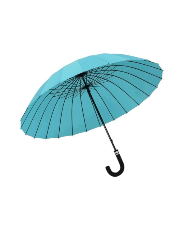 Αυτόματη ομπρέλα μπαστούνι - 24K - Tradesor - 111428 - Light Blue