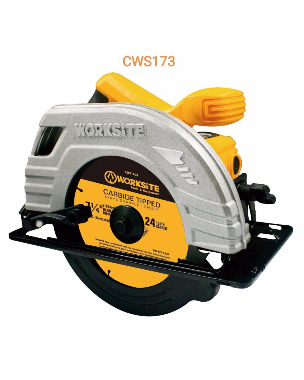 Δισκοπρίονο χειρός - CSW173 - 185mm - 1400W - Worksite