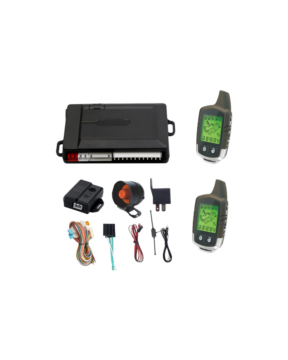 Σύστημα συναγερμού αυτοκινήτου με 2 χειριστήρια - 1320201