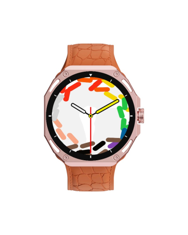 Σετ Smartwatch με 7 λουράκια - V18 Pro Max - 814116 - Gold