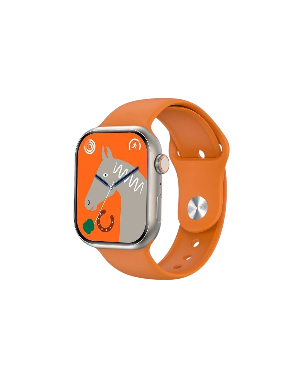 Σετ Smartwatch με 4 λουράκια - T20 Max - 814192 - Orange