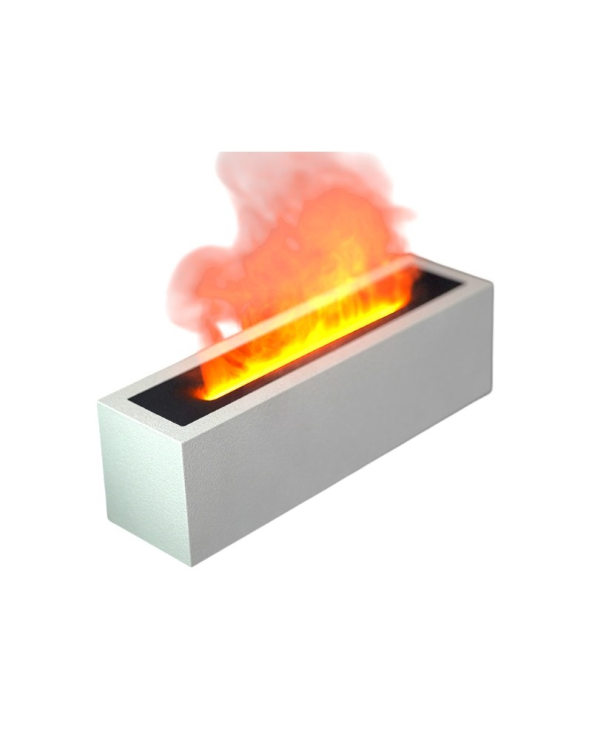 Υγραντήρας χώρου με εφέ φλόγας - 221316 - White