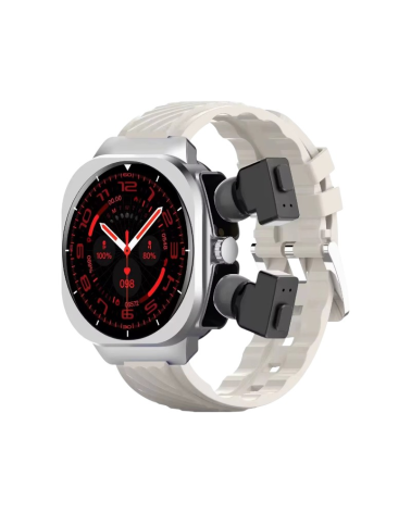 Σετ Smartwatch με ασύρματα ακουστικά Bluetooth - AIMB-Z19 - 065578 - White