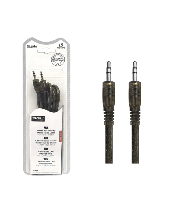 Καλώδιο ήχου - 40201 - Jack 3.5mm Male/Male - 1.5m