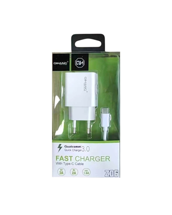 Καλώδιο φόρτισης με αντάπτορα - Type-C - QH-Z06