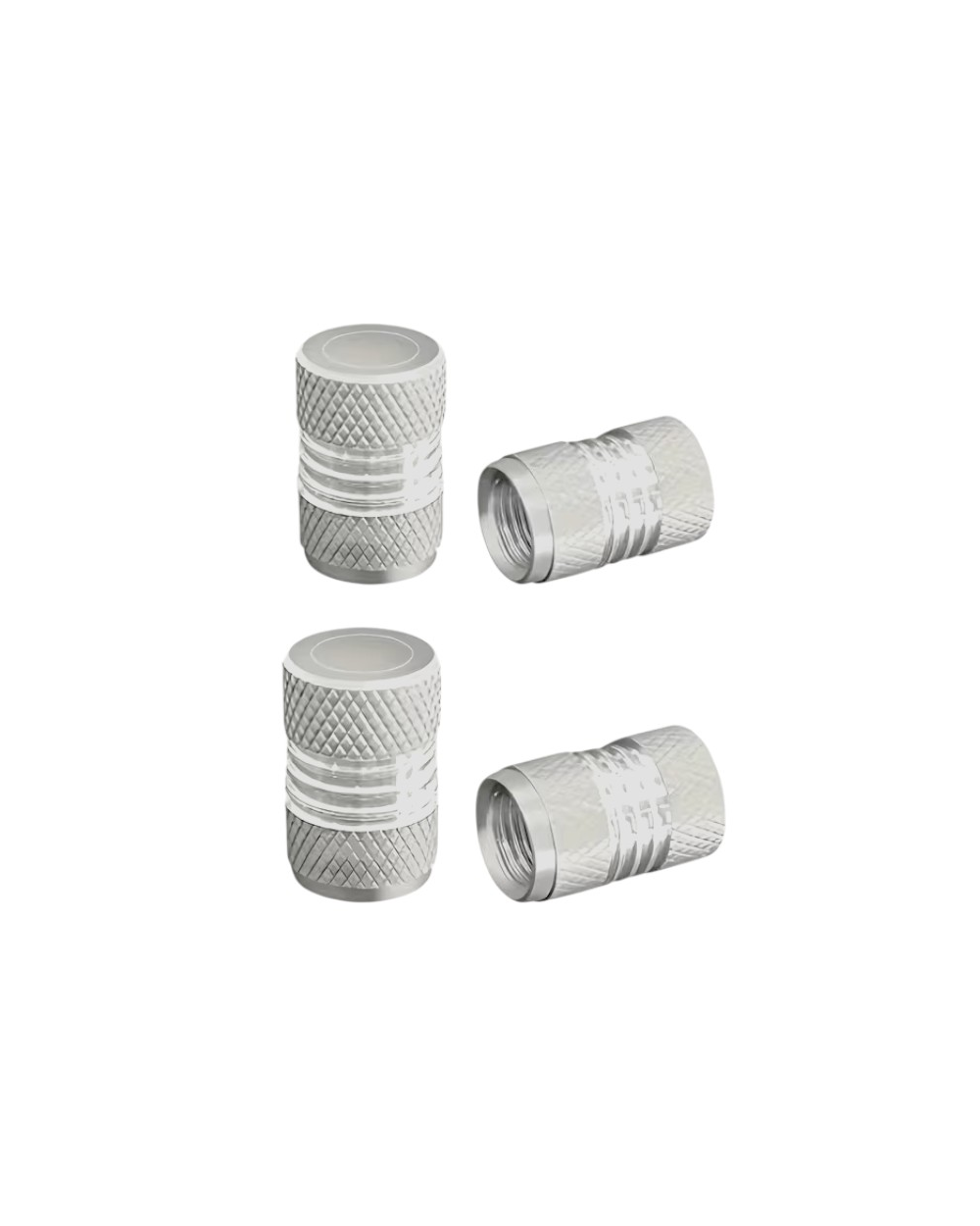 Καπάκι βαλβίδας ελαστικών αυτοκινήτου - R-Z17109-4U - 140526 - Silver