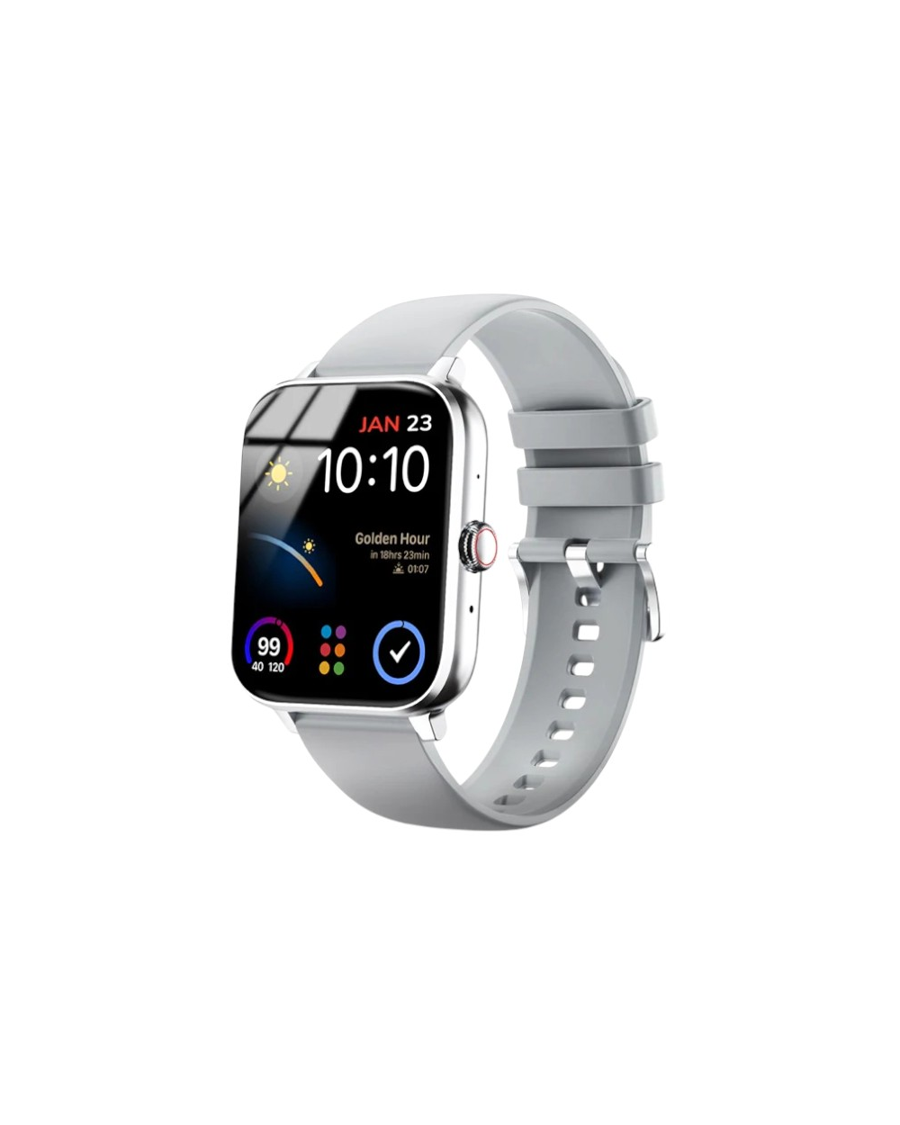 Σετ Smartwatch με 3 λουράκια - WISME-X52 - 750612 - Silver