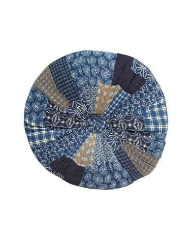 Μαξιλάρι καρέκλας Πουφ - Boho - 40cm - 720185 - Blue/Grey