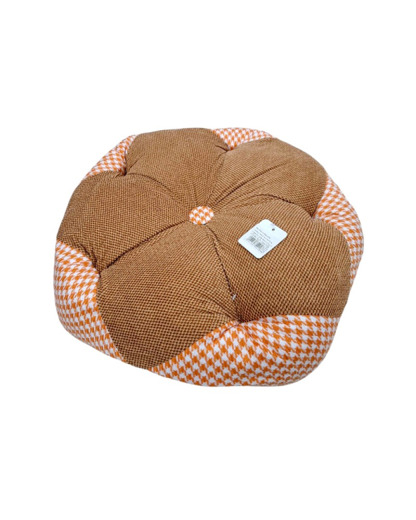 Μαξιλάρι καρέκλας Πουφ - 50cm - 720186 - Light Brown/Orange