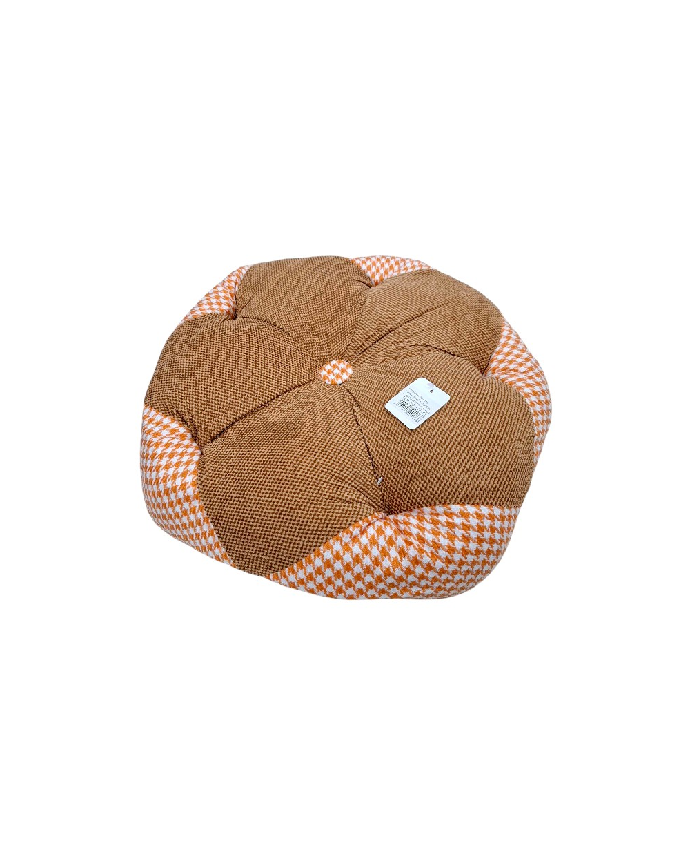 Μαξιλάρι καρέκλας Πουφ - 50cm - 720186 - Light Brown/Orange