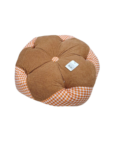 Μαξιλάρι καρέκλας Πουφ - 50cm - 720186 - Light Brown/Orange