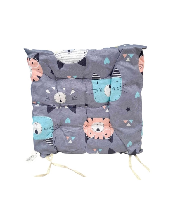 Μαξιλάρι καρέκλας παιδικό - 40x40cm - 720204 - Grey