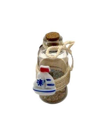 Διακοσμητικό Souvenir - Μπουκαλάκι με κοχύλια - 16pcs