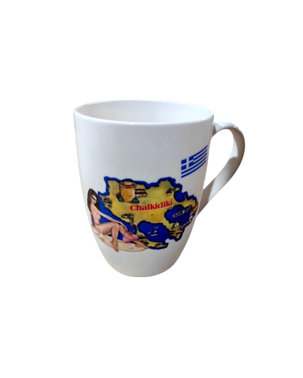 Σετ κεραμική κούπα Souvenir - 12pcs - Chalkidiki