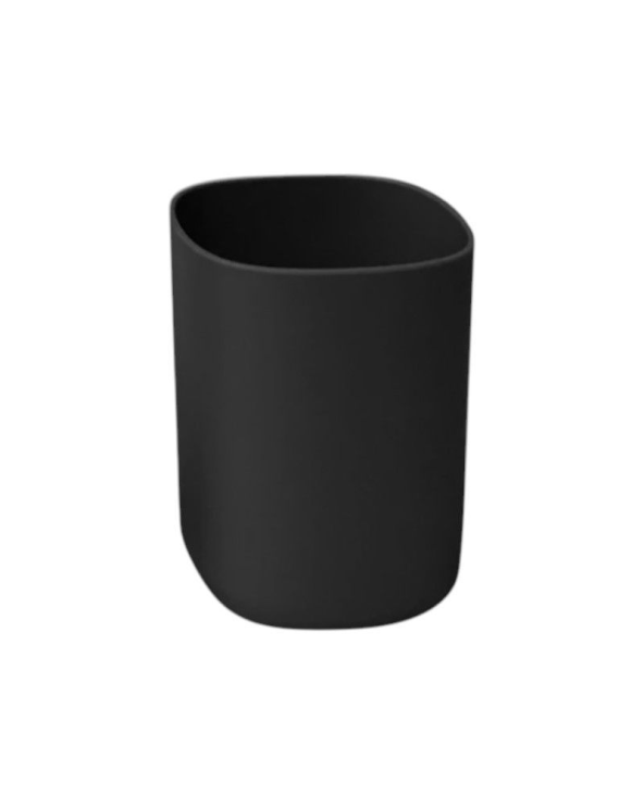 Θήκες οδοντόβουρτσας πλαστικές σε σετ 5Χ - Black