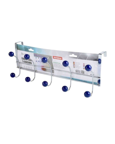 Μεταλλική κρεμάστρα πόρτας 5 θέσεων - OLD-6303