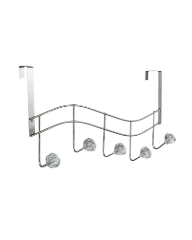 Μεταλλική κρεμάστρα πόρτας 5 θέσεων