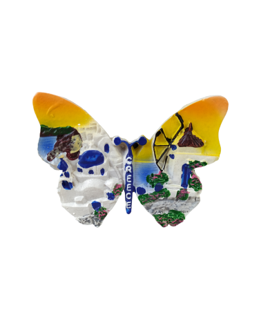 Tουριστικό μαγνητάκι Souvenir – Σετ 12pcs - Resin Magnet - Santorini/Greece