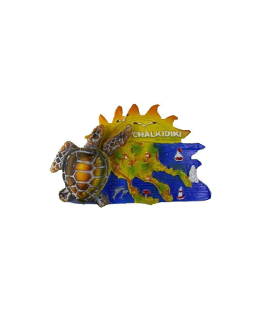 Tουριστικό μαγνητάκι Souvenir – Σετ 12pcs - Resin Magnet - Chalkidiki