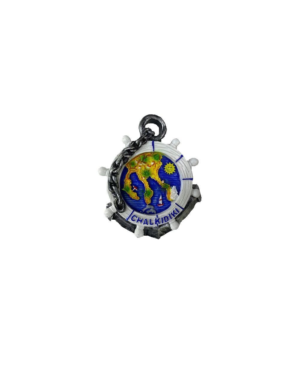 Tουριστικό μαγνητάκι Souvenir – Σετ 12pcs - Resin Magnet - Chalkidiki - 678087