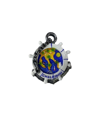 Tουριστικό μαγνητάκι Souvenir – Σετ 12pcs - Resin Magnet - Chalkidiki - 678087