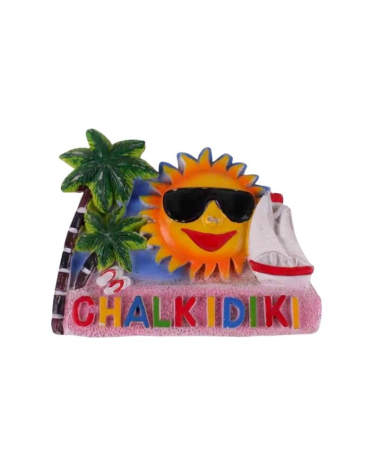 Tουριστικό μαγνητάκι Souvenir – Σετ 12pcs - Resin Magnet - Chalkidiki