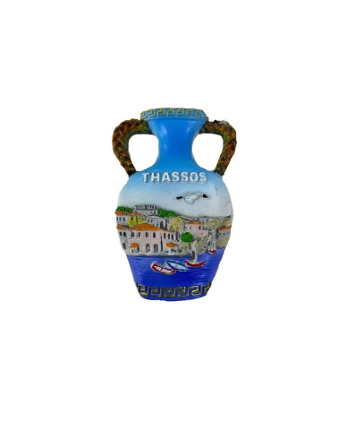 Tουριστικό μαγνητάκι Souvenir – Σετ 12pcs - Resin Magnet - Thassos - 678121