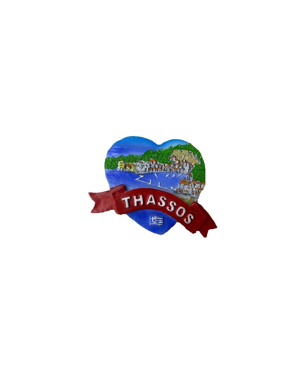 Tουριστικό μαγνητάκι Souvenir – Σετ 12pcs - Resin Magnet - Thassos