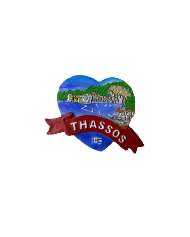 Tουριστικό μαγνητάκι Souvenir – Σετ 12pcs - Resin Magnet - Thassos