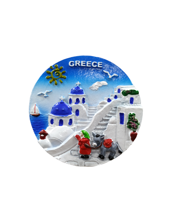 Tουριστικό μαγνητάκι Souvenir – Σετ 12pcs - Resin Magnet - Greece