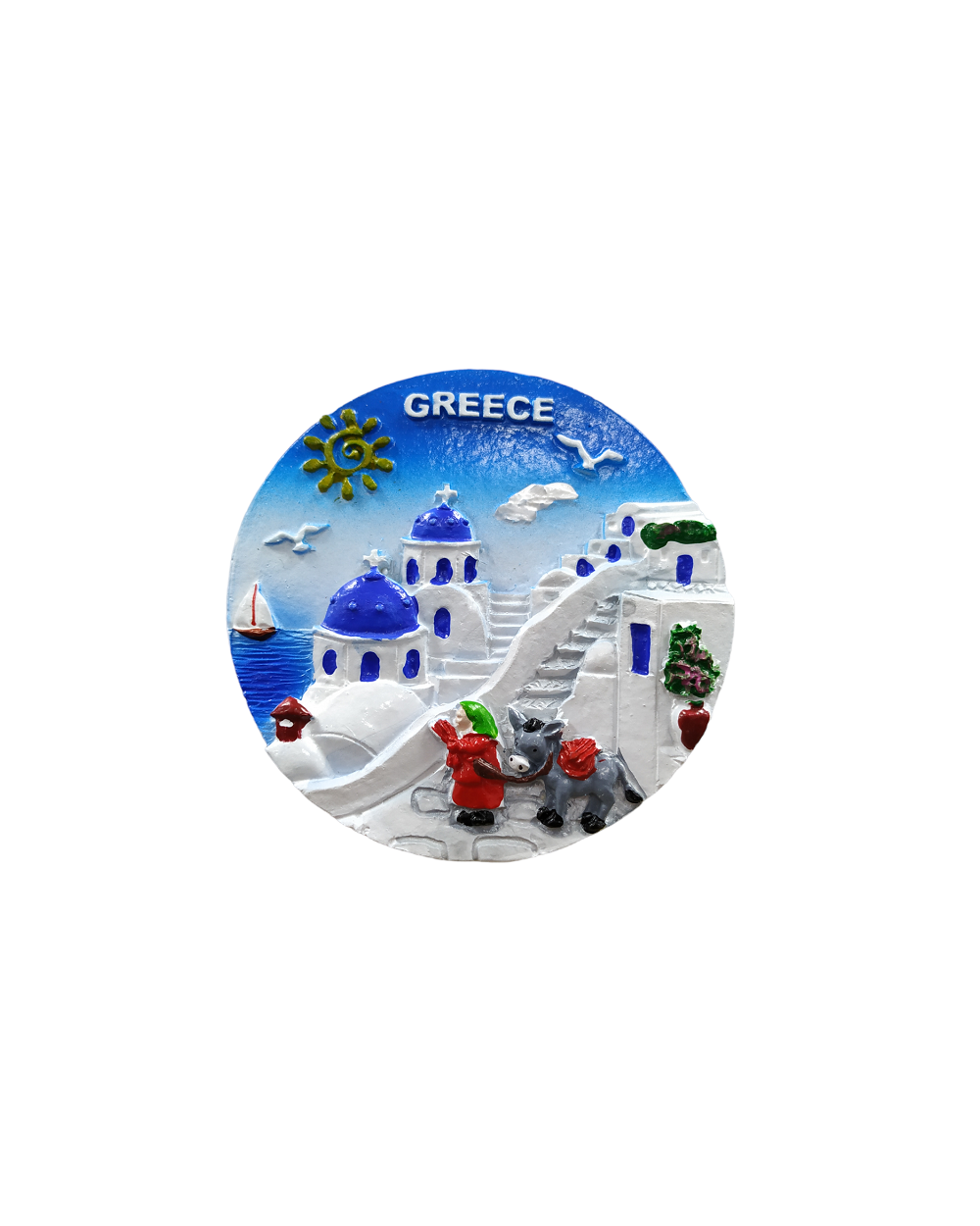 Tουριστικό μαγνητάκι Souvenir – Σετ 12pcs - Resin Magnet - Greece