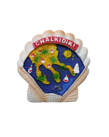 Tουριστικό μαγνητάκι Souvenir – Σετ 12pcs - Resin Magnet - Chalkidiki