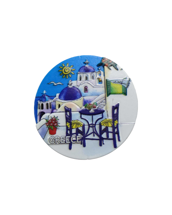 Tουριστικό μαγνητάκι Souvenir – Σετ 12pcs - Resin Magnet - Greece