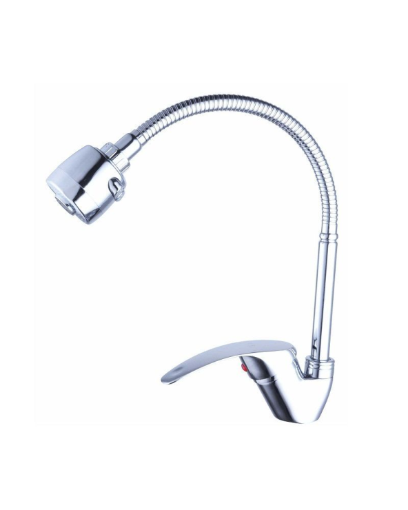 Μπαταρία βρύσης κουζίνας με εύκαμπτο σπιράλ - 0788 - Idamix