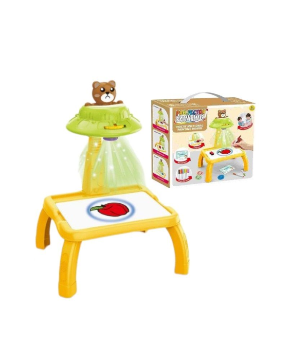 Προτζέκτορας ζωγραφικής - Αρκουδάκι - ZF-1004F/C - 922333 - Yellow