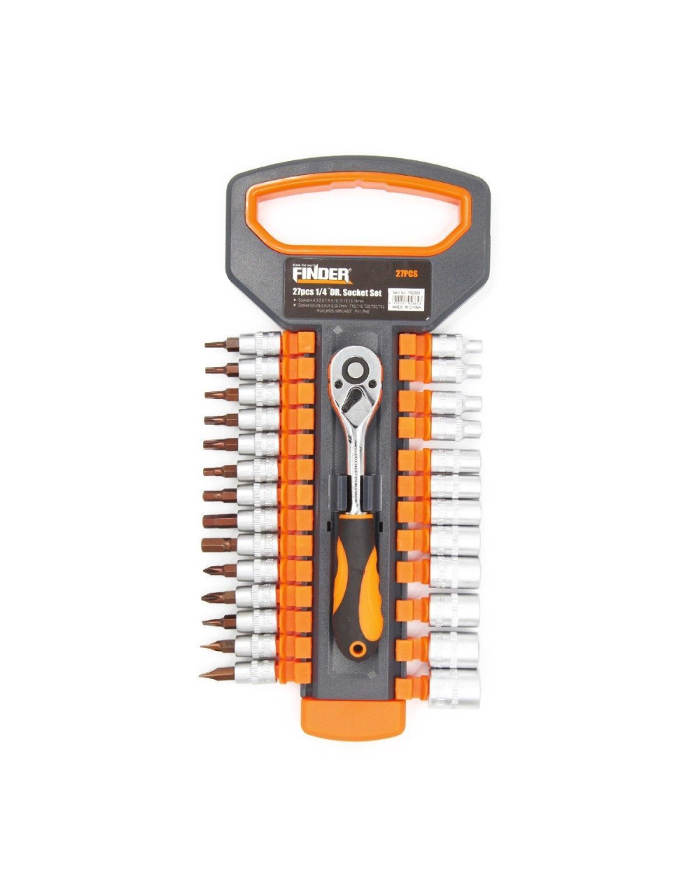 Καστάνια 1/4 με καρυδάκια & μύτες - 27pcs - Finder