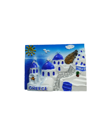 Tουριστικό μαγνητάκι Souvenir – Σετ 12pcs - Resin Magnet - Greece