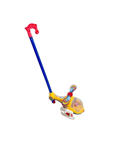 Συρόμενο παιχνίδι Αεροπλανάκι - 8581A - 117270 - Yellow