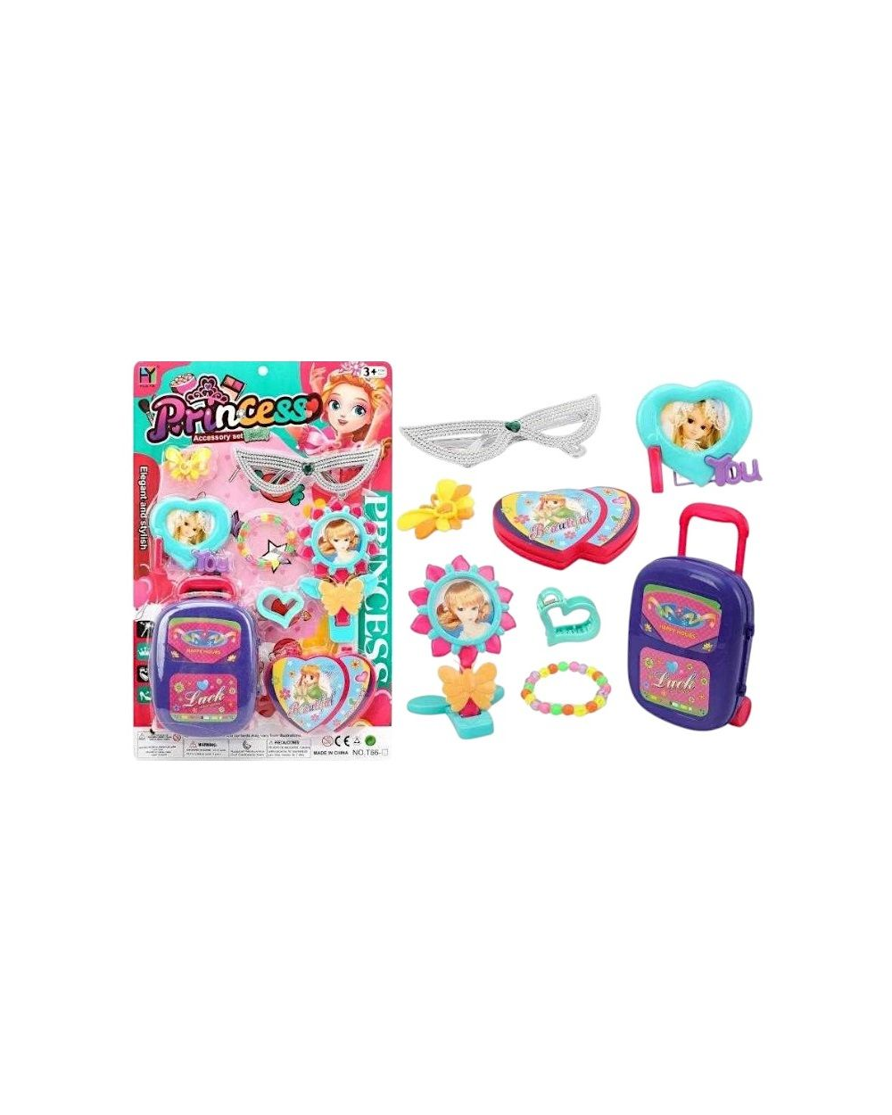 Παιδικό σετ ομορφιάς με βαλιτσάκι - T66-5