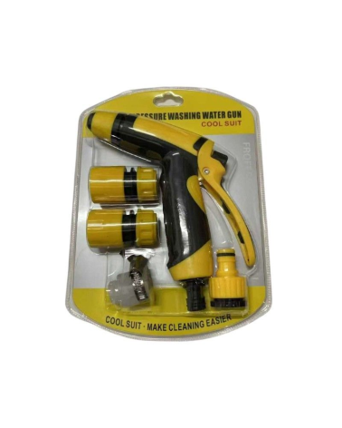 Σετ πιστόλι και ταχυσύνδεσμοι για λάστιχο ποτίσματος - 5pcs