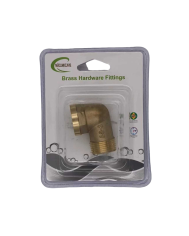 Γωνία σύνδεσης σωλήνων - Αρσενικό/Θηλυκό - 3/4"