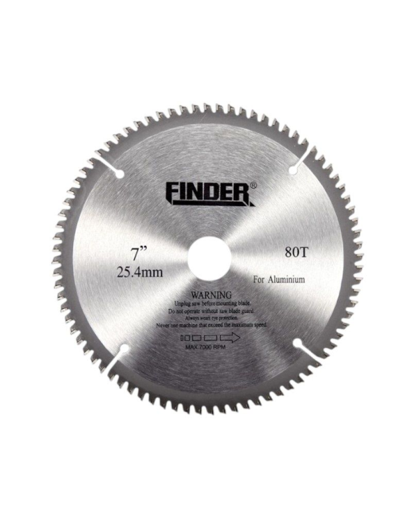 Δίσκος κοπής αλουμινίου - TCT - 7" - Φ80 - 80T - Finder