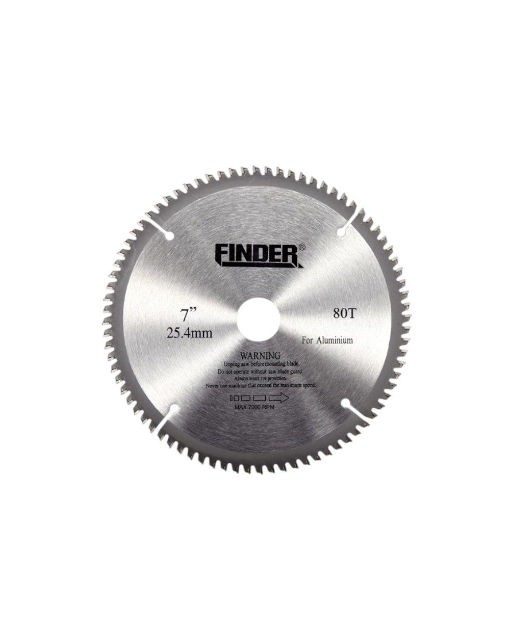 Δίσκος κοπής αλουμινίου - TCT - 7" - Φ80 - 80T - Finder